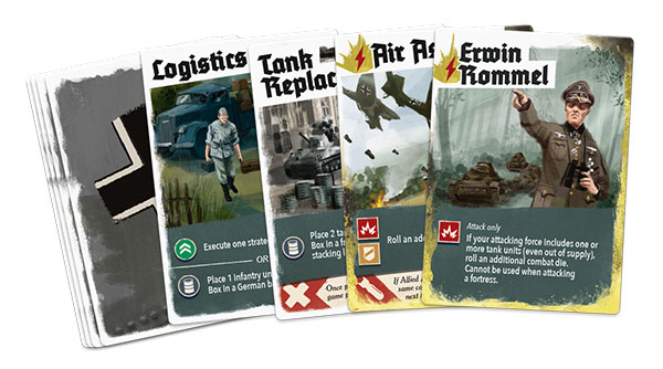 Guerre Éclair - German cards