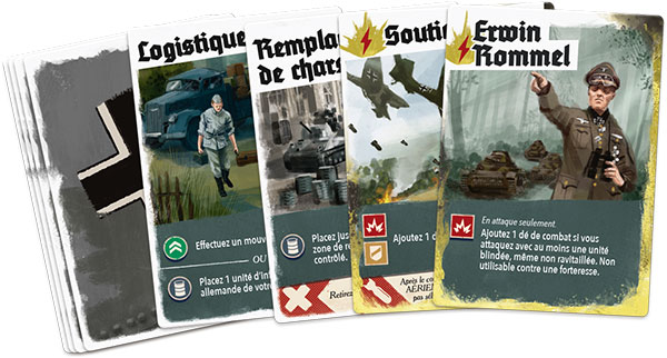 Guerre Éclair - Cartes allemands