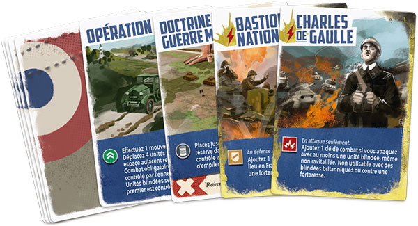 Guerre Éclair - Cartes alliés