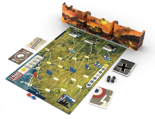 Guerre Éclair - Éclaté plateau de jeu