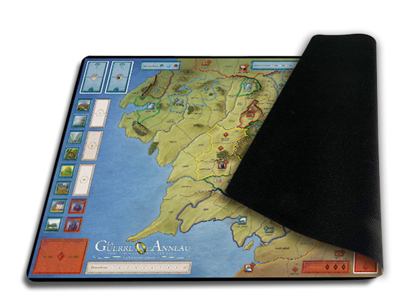 Tapis De Jeu Néoprène Pour Super Fantasy Brawl - 1 Arène + 4 Plateaux Joueur - Remplaçant Du Plateau Carton