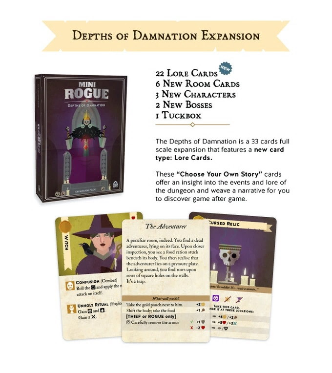 Depths of Damnation: Mini Rogue – Asmodee UK